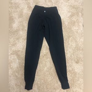 Lululemon black Align High Rise Joggers full length